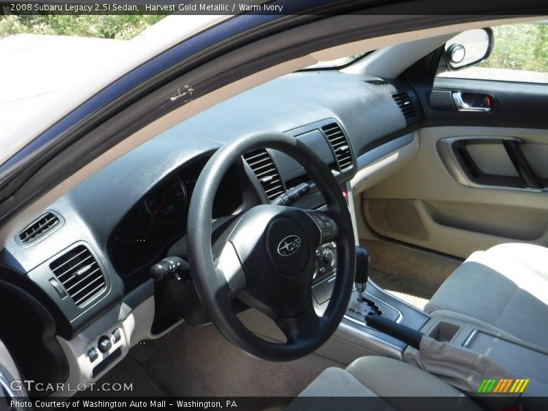 Harvest Gold Metallic / Warm Ivory 2008 Subaru Legacy 2.5i Sedan