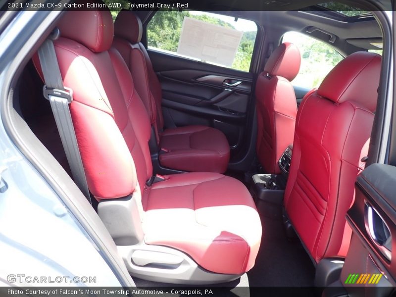 Polymetal Gray / Red 2021 Mazda CX-9 Carbon Edition AWD