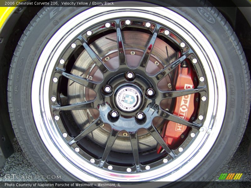Velocity Yellow / Ebony Black 2006 Chevrolet Corvette Z06