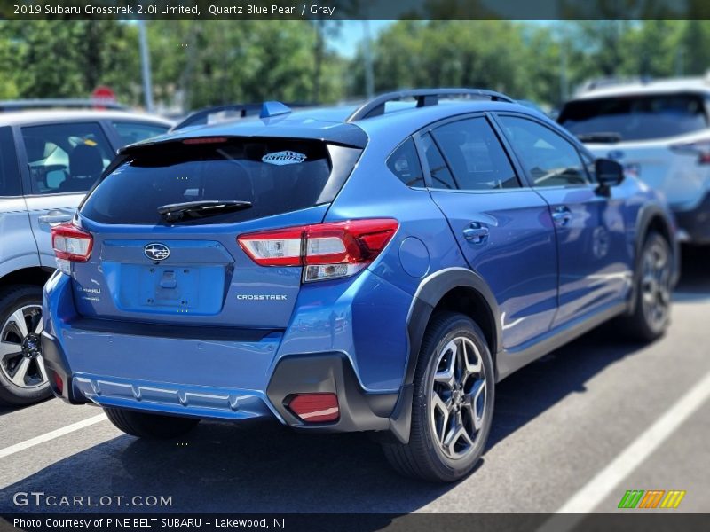 Quartz Blue Pearl / Gray 2019 Subaru Crosstrek 2.0i Limited