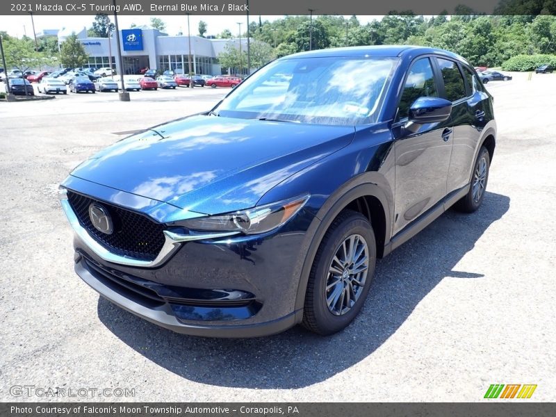 Eternal Blue Mica / Black 2021 Mazda CX-5 Touring AWD