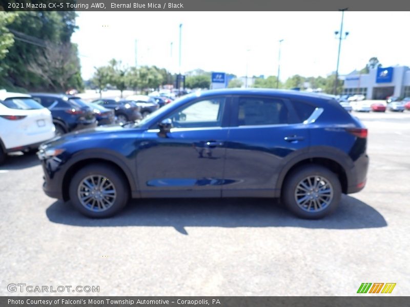Eternal Blue Mica / Black 2021 Mazda CX-5 Touring AWD