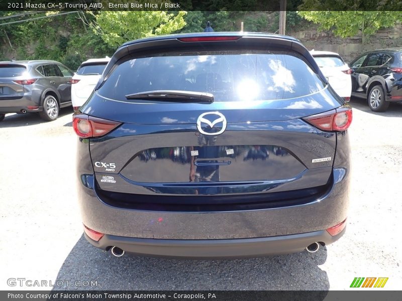 Eternal Blue Mica / Black 2021 Mazda CX-5 Touring AWD