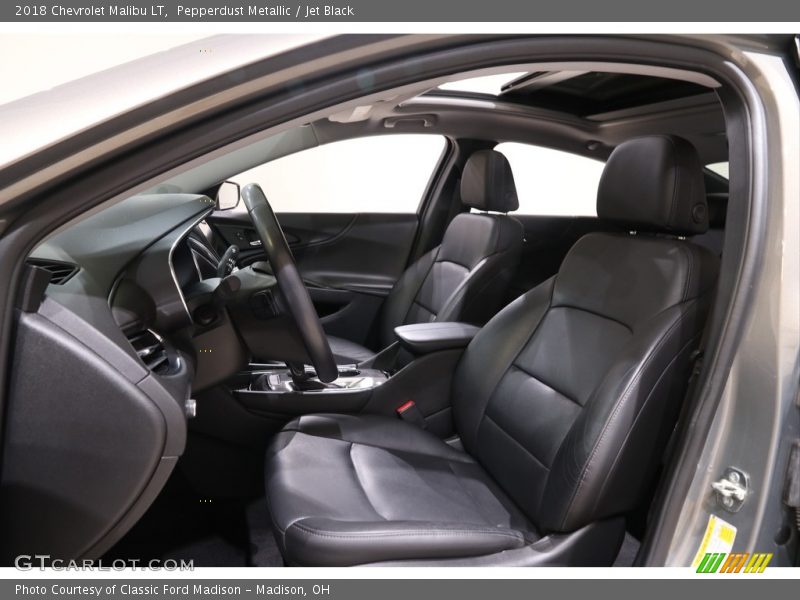 Pepperdust Metallic / Jet Black 2018 Chevrolet Malibu LT