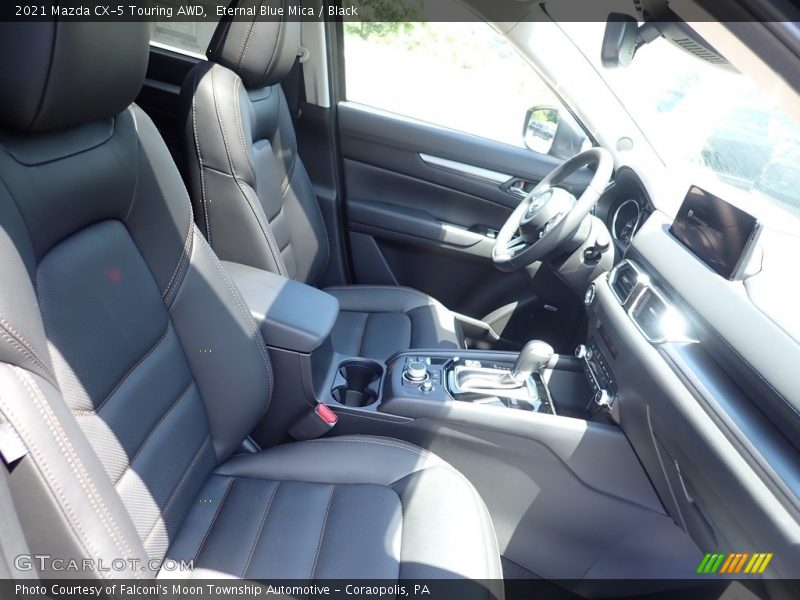 Eternal Blue Mica / Black 2021 Mazda CX-5 Touring AWD