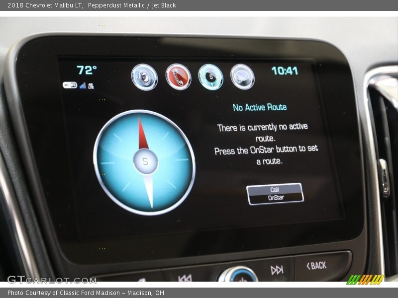 Pepperdust Metallic / Jet Black 2018 Chevrolet Malibu LT