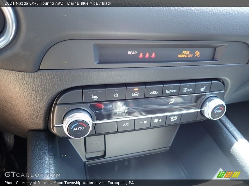 Eternal Blue Mica / Black 2021 Mazda CX-5 Touring AWD