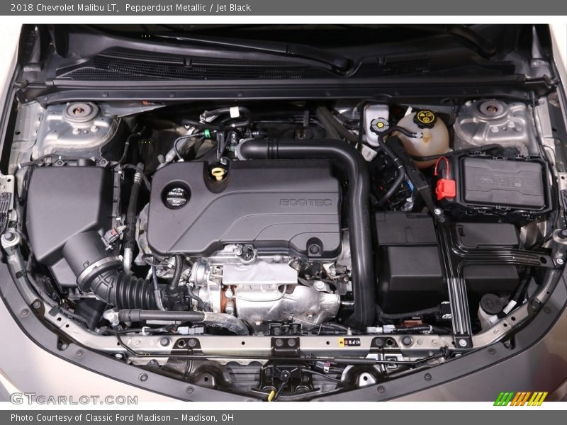 Pepperdust Metallic / Jet Black 2018 Chevrolet Malibu LT