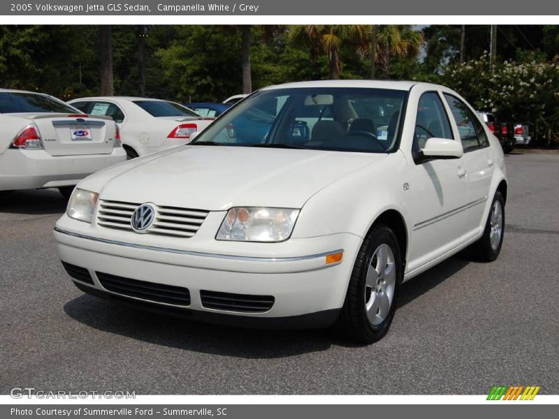 Campanella White / Grey 2005 Volkswagen Jetta GLS Sedan