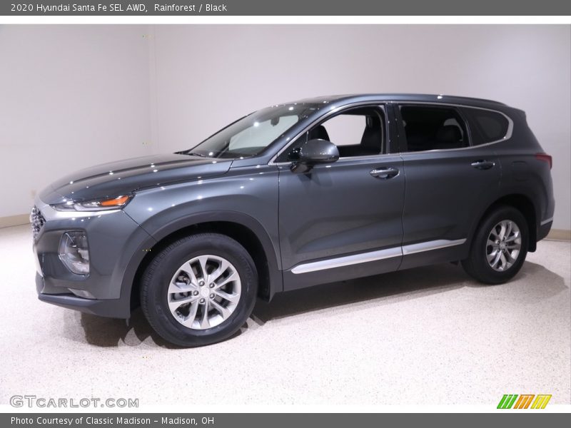 Rainforest / Black 2020 Hyundai Santa Fe SEL AWD