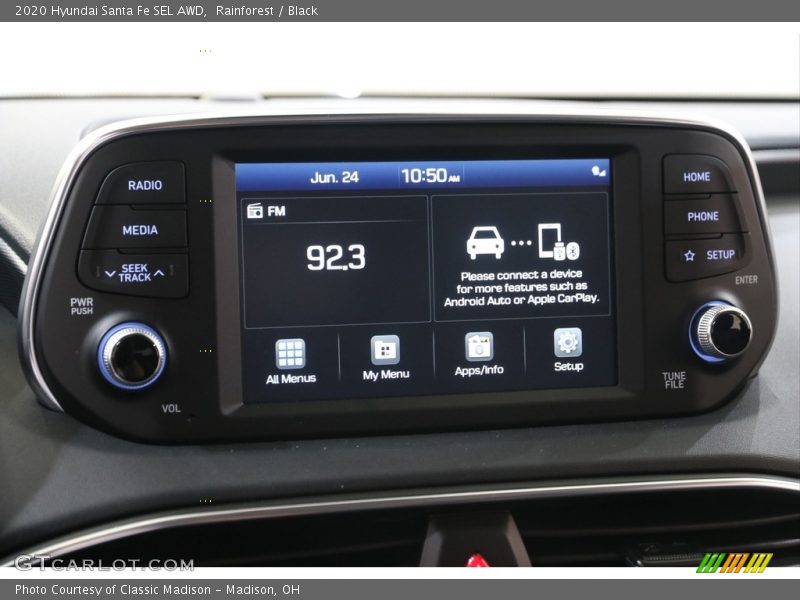 Rainforest / Black 2020 Hyundai Santa Fe SEL AWD