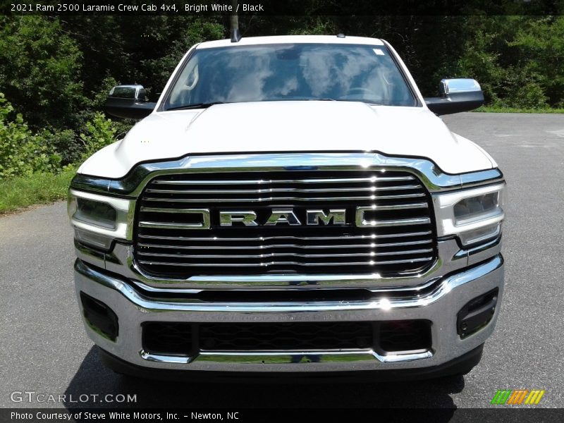 Bright White / Black 2021 Ram 2500 Laramie Crew Cab 4x4