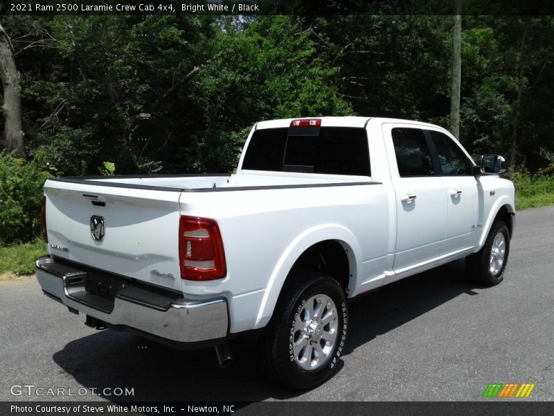 Bright White / Black 2021 Ram 2500 Laramie Crew Cab 4x4