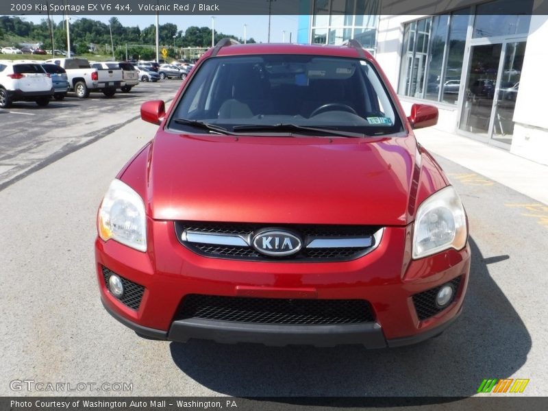 Volcanic Red / Black 2009 Kia Sportage EX V6 4x4