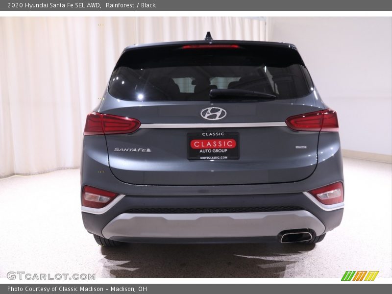 Rainforest / Black 2020 Hyundai Santa Fe SEL AWD