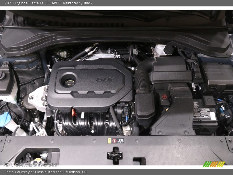 Rainforest / Black 2020 Hyundai Santa Fe SEL AWD