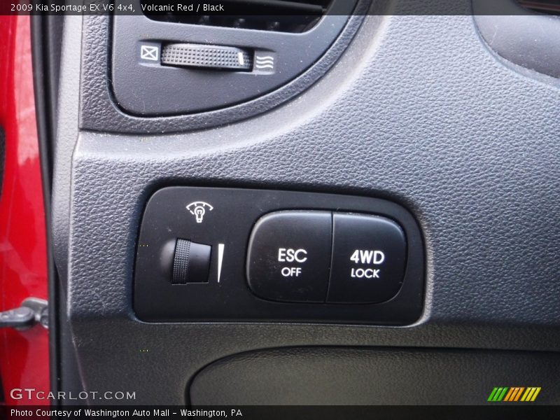 Volcanic Red / Black 2009 Kia Sportage EX V6 4x4