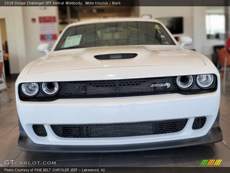 White Knuckle / Black 2018 Dodge Challenger SRT Hellcat Widebody