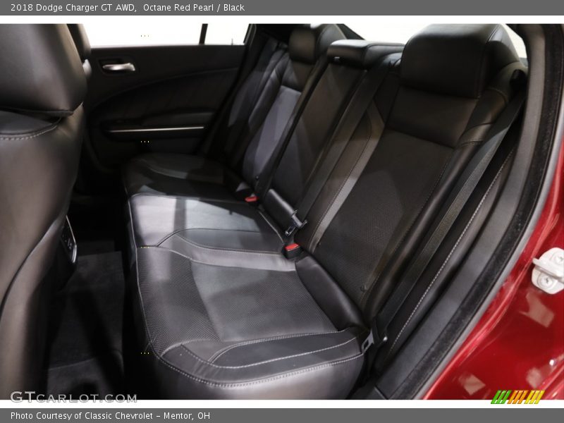 Octane Red Pearl / Black 2018 Dodge Charger GT AWD