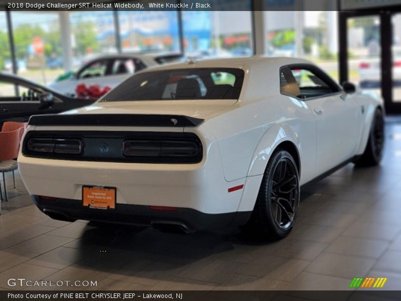 White Knuckle / Black 2018 Dodge Challenger SRT Hellcat Widebody