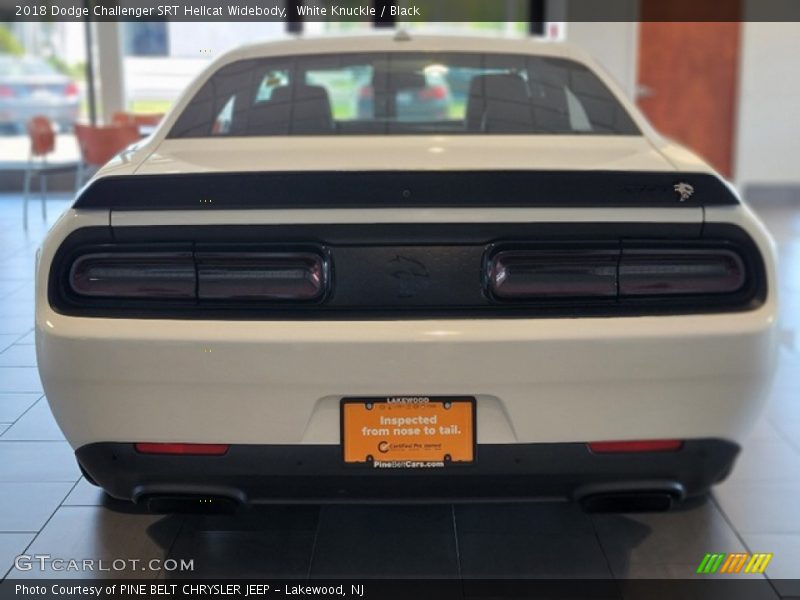 White Knuckle / Black 2018 Dodge Challenger SRT Hellcat Widebody