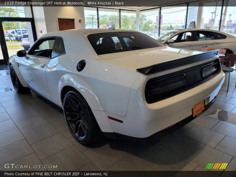White Knuckle / Black 2018 Dodge Challenger SRT Hellcat Widebody