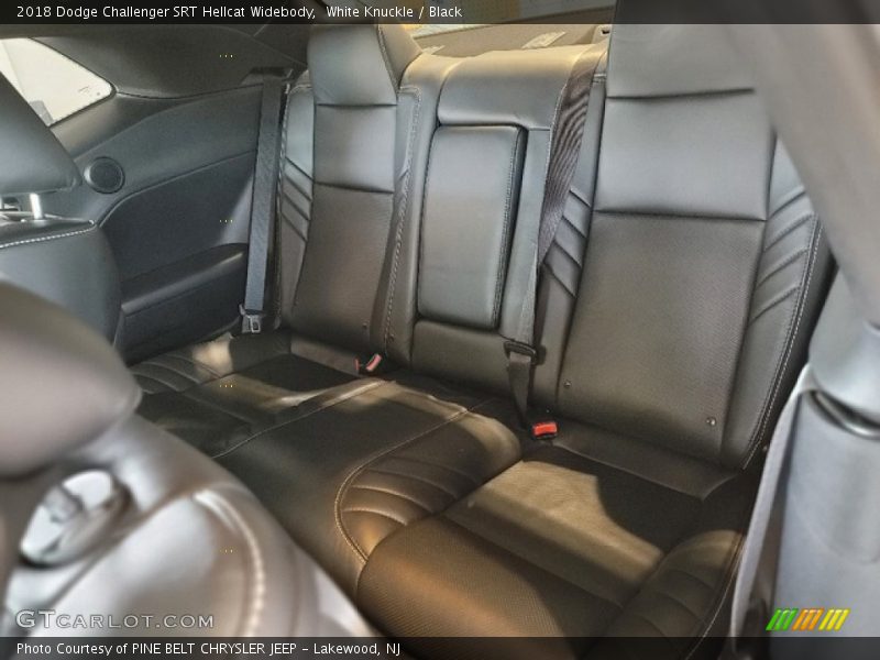 Rear Seat of 2018 Challenger SRT Hellcat Widebody