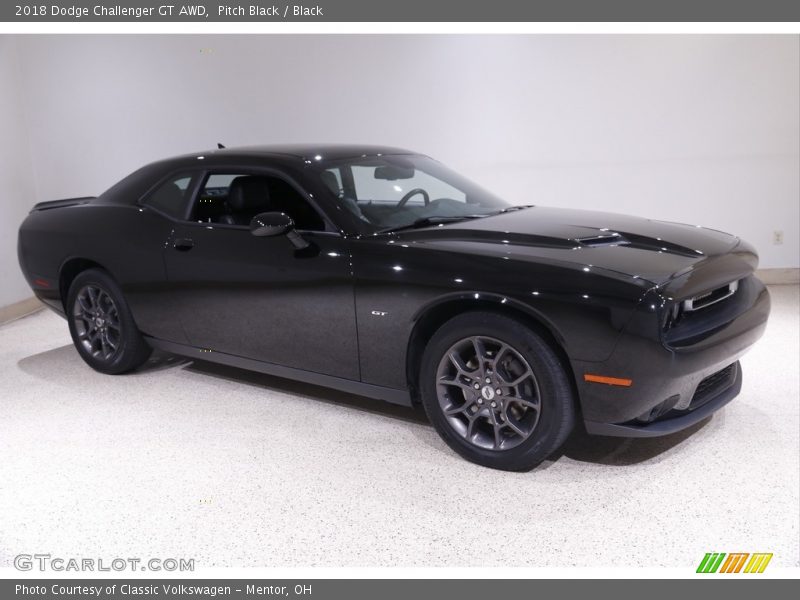 Pitch Black / Black 2018 Dodge Challenger GT AWD