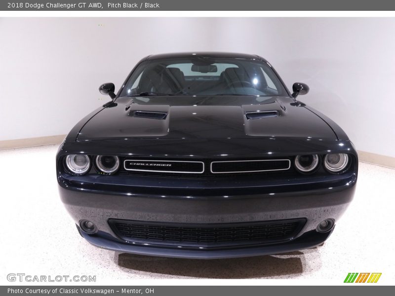 Pitch Black / Black 2018 Dodge Challenger GT AWD