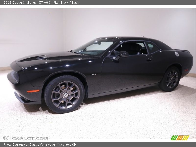 Pitch Black / Black 2018 Dodge Challenger GT AWD