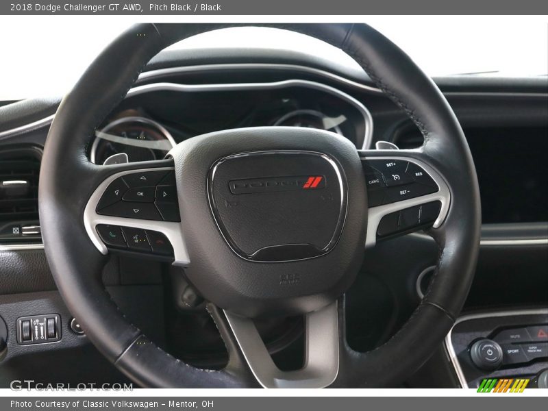 Pitch Black / Black 2018 Dodge Challenger GT AWD