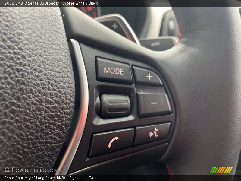 Alpine White / Black 2018 BMW 3 Series 330i Sedan