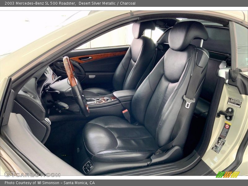 Desert Silver Metallic / Charcoal 2003 Mercedes-Benz SL 500 Roadster