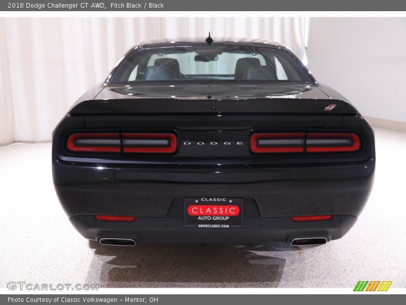 Pitch Black / Black 2018 Dodge Challenger GT AWD