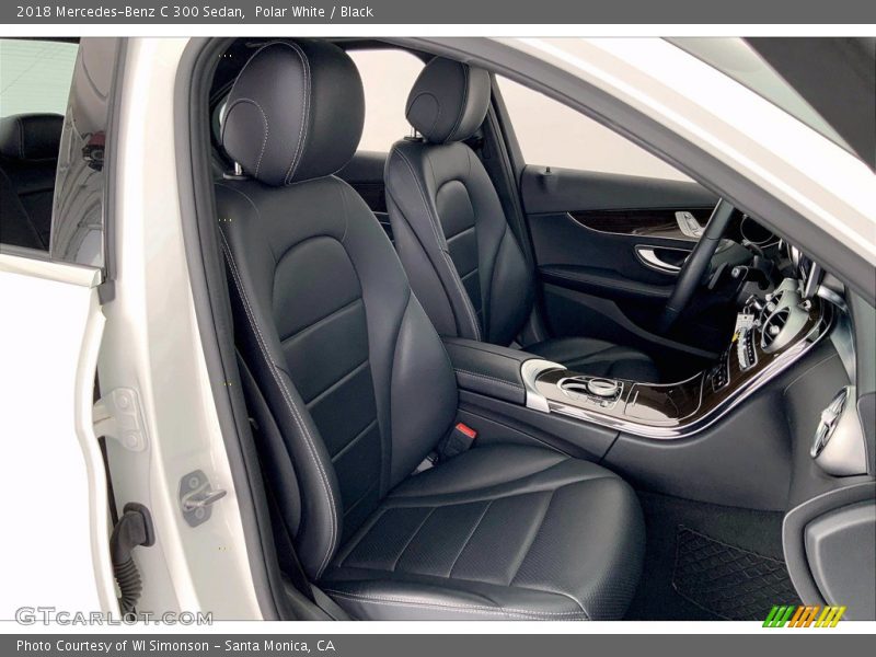 Polar White / Black 2018 Mercedes-Benz C 300 Sedan