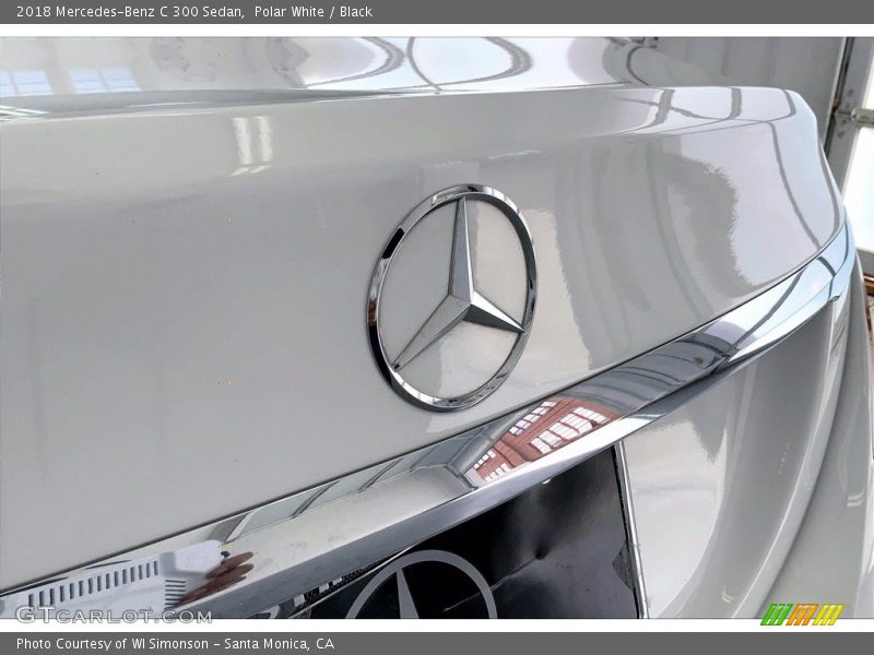 Polar White / Black 2018 Mercedes-Benz C 300 Sedan
