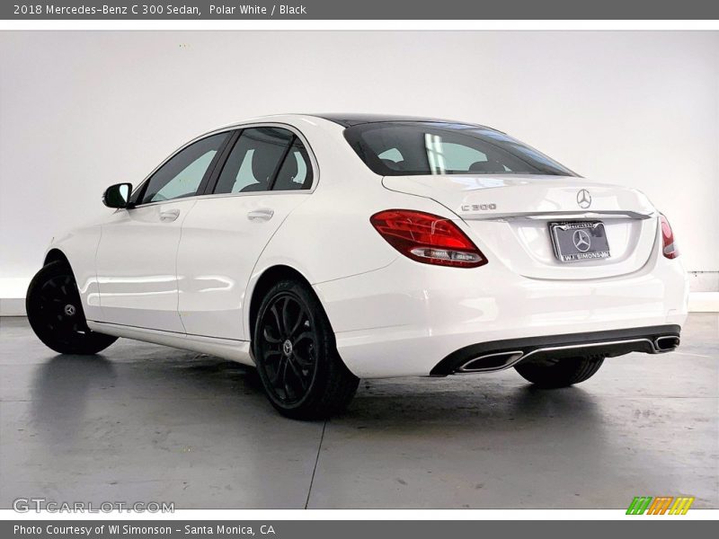 Polar White / Black 2018 Mercedes-Benz C 300 Sedan