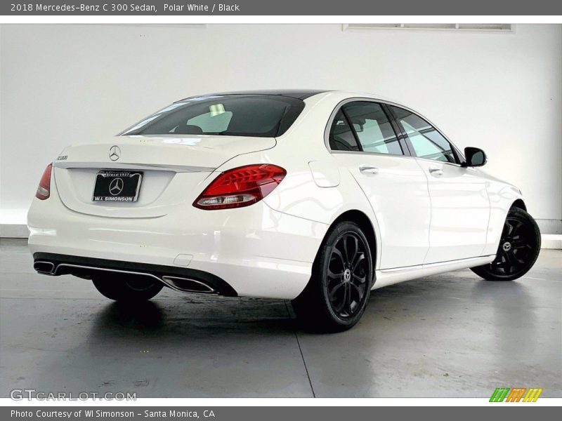 Polar White / Black 2018 Mercedes-Benz C 300 Sedan