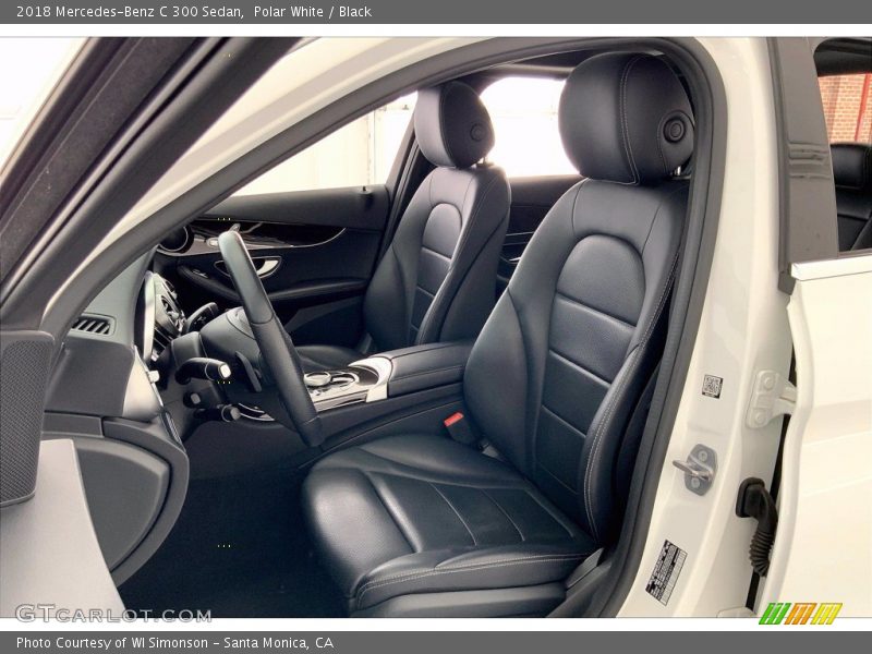 Polar White / Black 2018 Mercedes-Benz C 300 Sedan