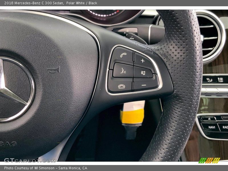 Polar White / Black 2018 Mercedes-Benz C 300 Sedan