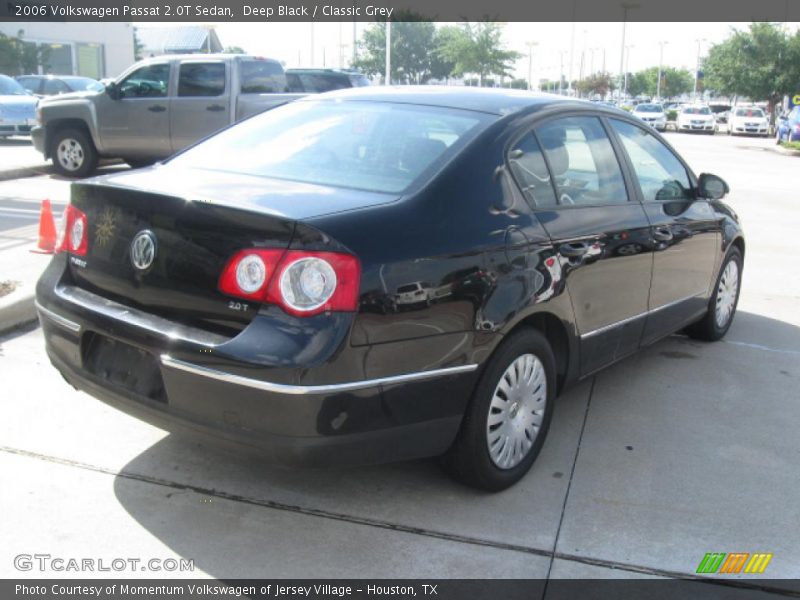 Deep Black / Classic Grey 2006 Volkswagen Passat 2.0T Sedan