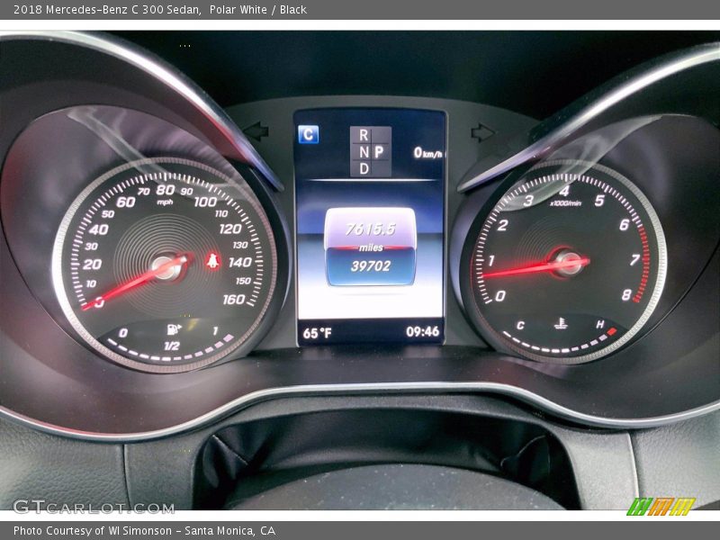 Polar White / Black 2018 Mercedes-Benz C 300 Sedan