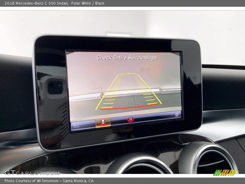 Polar White / Black 2018 Mercedes-Benz C 300 Sedan