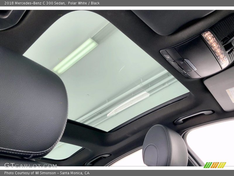 Polar White / Black 2018 Mercedes-Benz C 300 Sedan