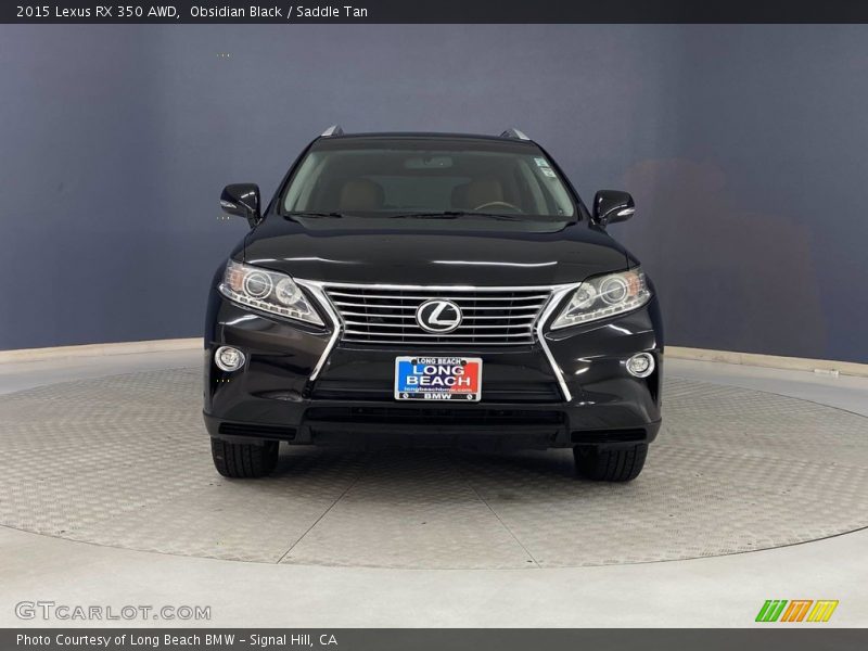 Obsidian Black / Saddle Tan 2015 Lexus RX 350 AWD