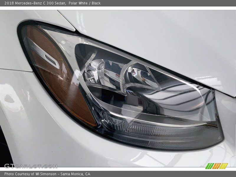 Polar White / Black 2018 Mercedes-Benz C 300 Sedan