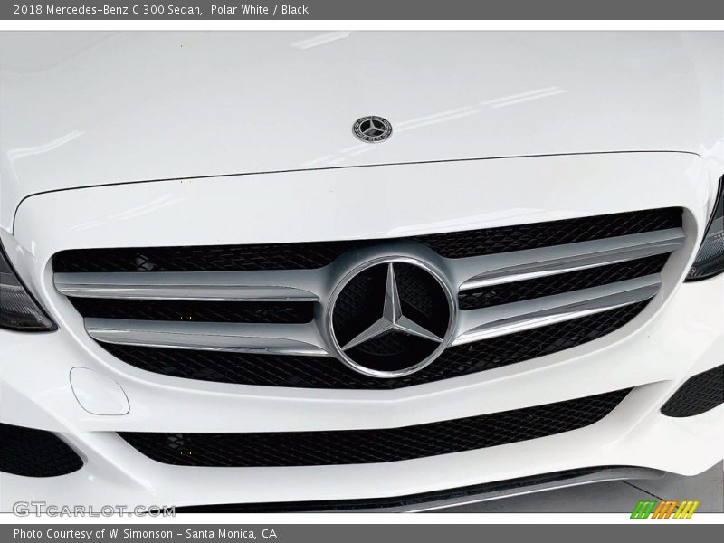 Polar White / Black 2018 Mercedes-Benz C 300 Sedan