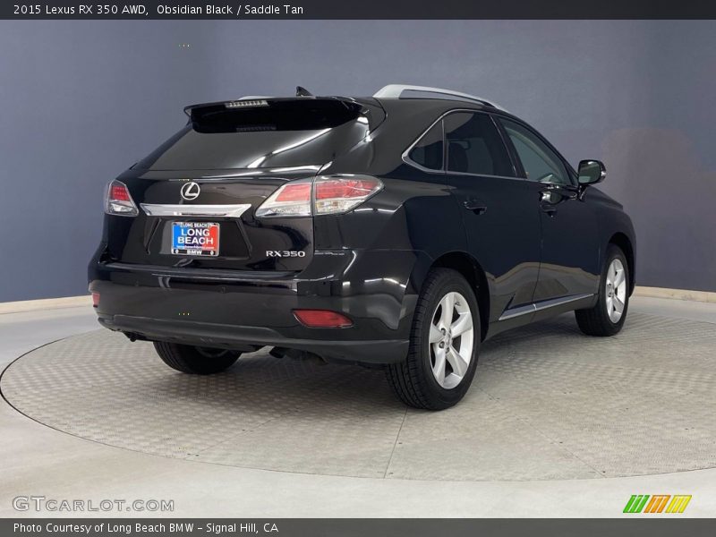 Obsidian Black / Saddle Tan 2015 Lexus RX 350 AWD