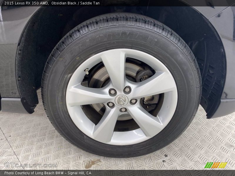 Obsidian Black / Saddle Tan 2015 Lexus RX 350 AWD