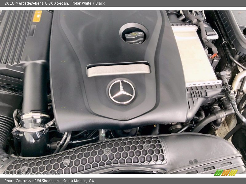 Polar White / Black 2018 Mercedes-Benz C 300 Sedan